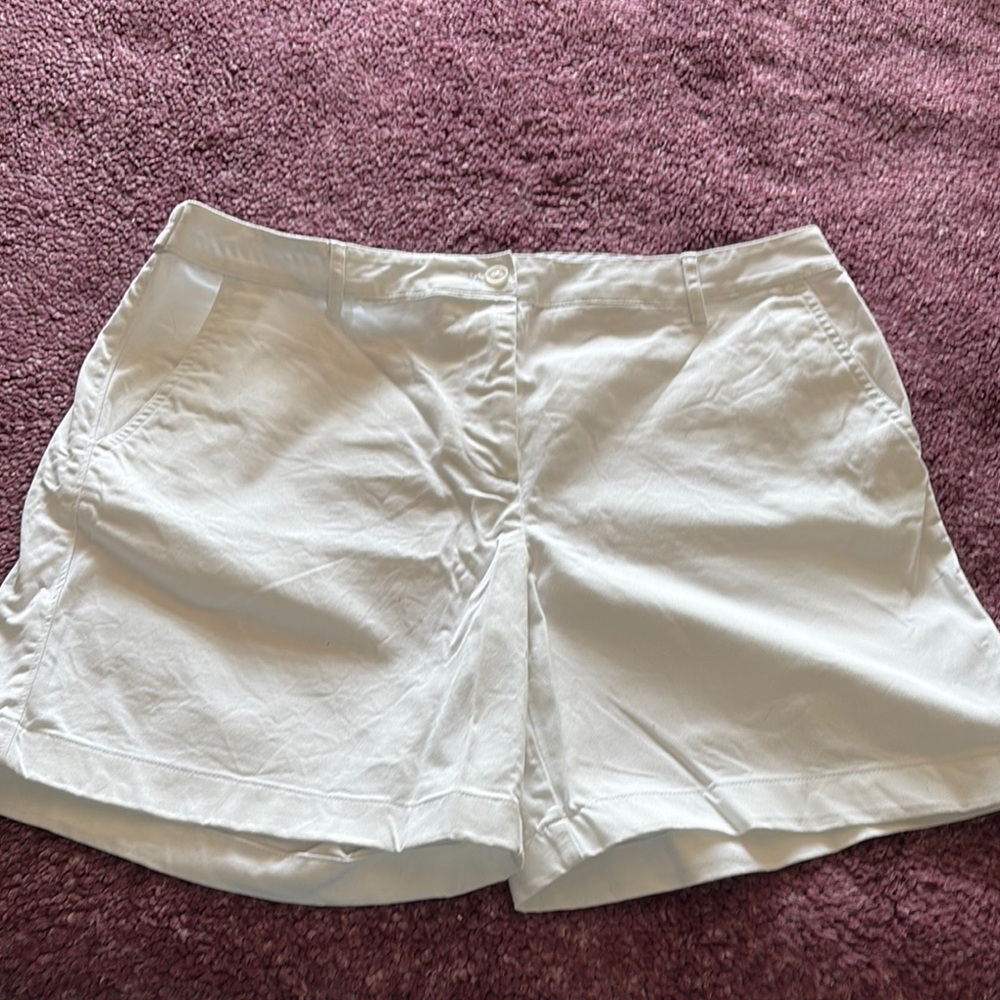 Brooks Brothers White Shorts